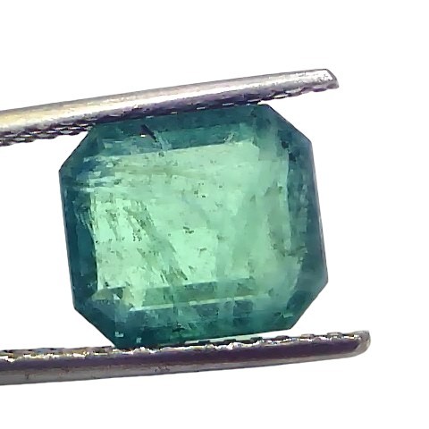 6.21 Ct GII Certified Untreated Natural Zambian Emerald Panna Gems 6.21 Ct GII Certified Untreated Natural Zambian Emerald Panna Gems