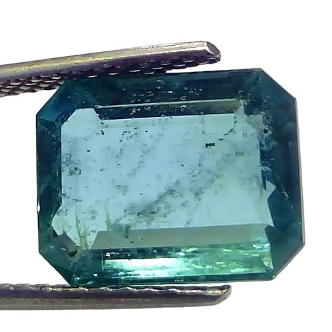 6.23 Ct Gii Certified Untreated Natural Zambian Emerald Panna Gemstone 6.23 Ct Gii Certified Untreated Natural Zambian Emerald Panna Gemstone