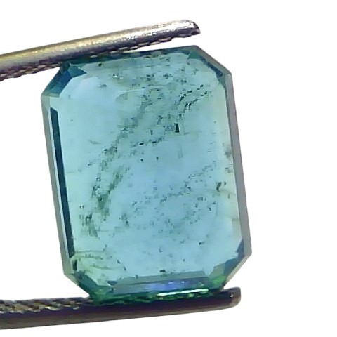 6.23 Ct Gii Certified Untreated Natural Zambian Emerald Panna Gemstone 6.23 Ct Gii Certified Untreated Natural Zambian Emerald Panna Gemstone