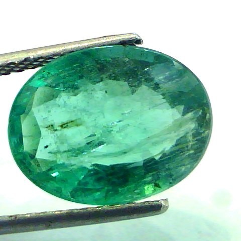 6.19 Ct Unheated Untreated Natural Zambian Emerald/Panna Gems