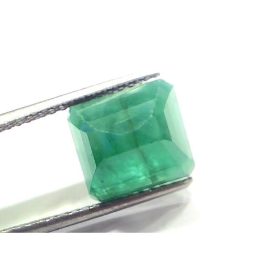 6.31 Ct Certified Untreated Natural Deep Green Zambian Emerald