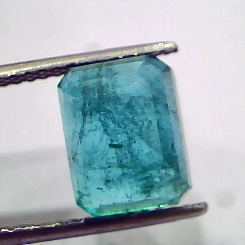 6.53 Ct Untreated Natural Zambian Emerald Gemstone Panna Gemstone