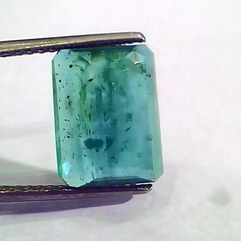 6.57 Ct Untreated Natural Zambian Emerald Gemstone Panna AA++