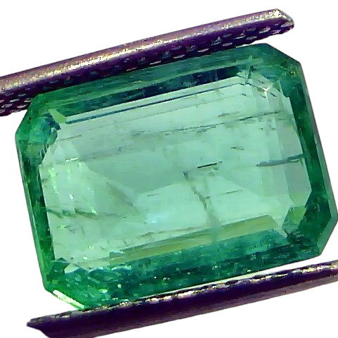 6.71 Ct IGI Certified Untreated Natural Colombian Emerald Gems AAA 6.71 Ct IGI Certified Untreated Natural Colombian Emerald Gems AAA