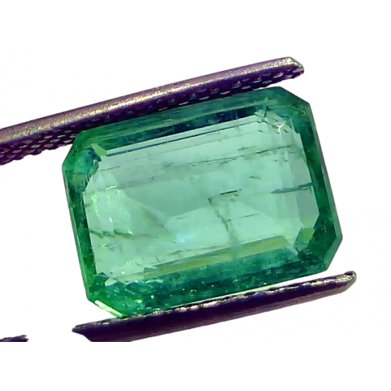 6.71 Ct IGI Certified Untreated Natural Colombian Emerald Gems AAA