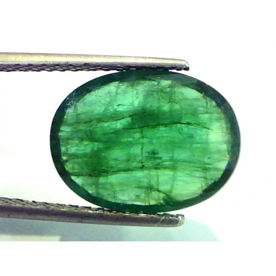 6.62 Ct Natural Untreated Zambian Emerald Gemstone,Real panna