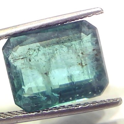 6.79 Ct Certified Untreated Natural Zambian Emerald Panna Gemstone