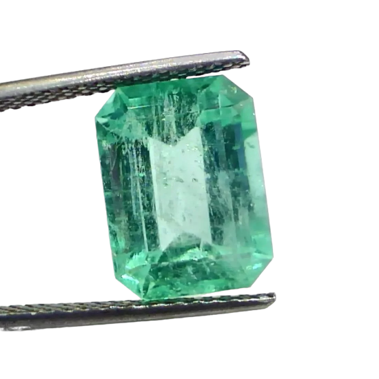 6.80 Ct Certified Untreated Natural Colombian Emerald Gems AAA