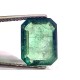 6.83 Ct GII Certified Untreated Natural Zambian Emerald Gemstone Panna