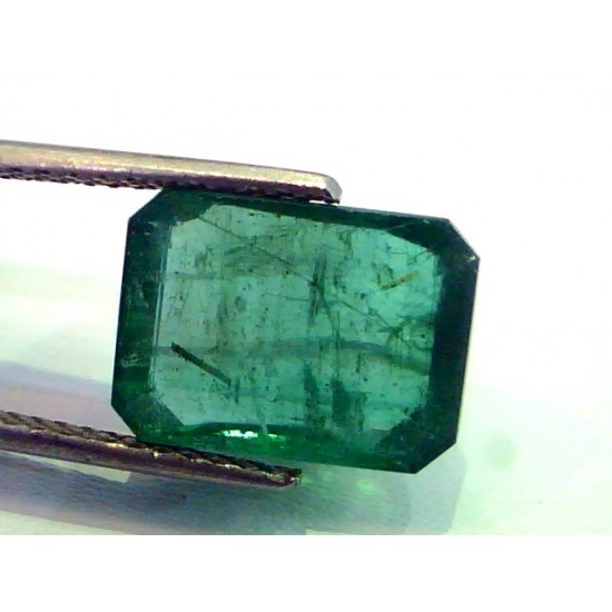 6.91 Ct Untreated Natural Zambian Emerald Panna Mercury Gemstone