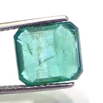 6.96 Ct GII Certified Untreated Natural Zambian Emerald Gems AAA