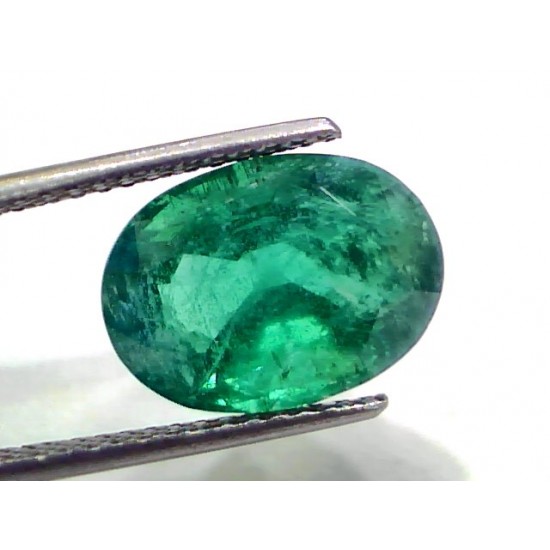 7.02 Ct GII Certified Untreated Natural Zambian Emerald Gems AAAA