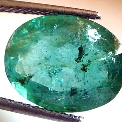 7.10 Ct Untreated Natural Zambian Emerald Panna Mercury Gemstone