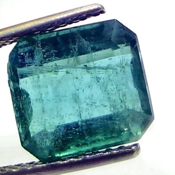 7.28 Ct GII Certified Untreated Natural Zambian Emerald Gemstone AAA