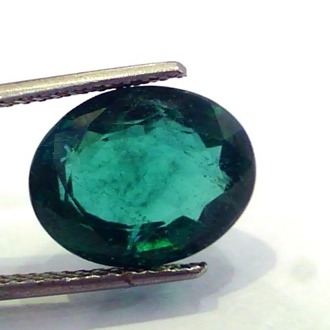 7.43 Ct Untreated Unheated Natural Zambian Emerald Gemstone AAA