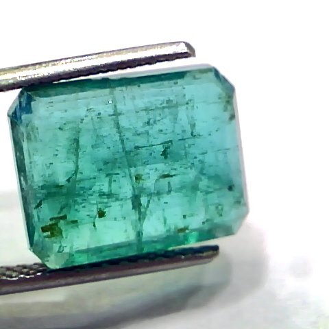 8.28 Ct GII Certified Untreated Natural Zambian Emerald Gems AAA