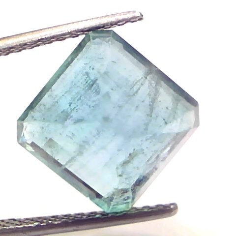 8.50 Ct Certified Untreated Natural Zambian Emerald Gemstone Panna