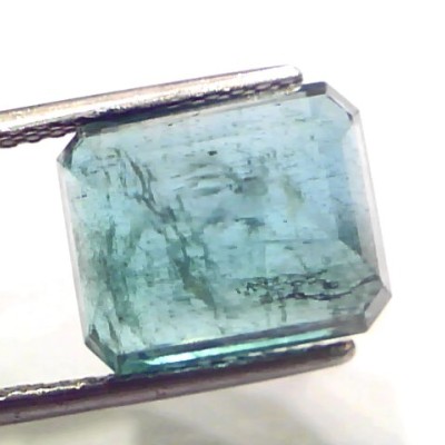 8.56 Ct Certified Untreated Natural Zambian Emerald Gemstone Panna