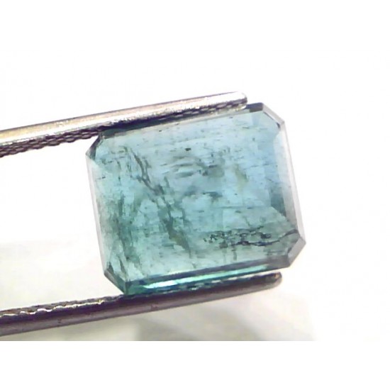 8.56 Ct Certified Untreated Natural Zambian Emerald Gemstone Panna