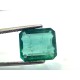 6.49 Ct Certified Untreated Natural Zambian Emerald Gemstone AAA