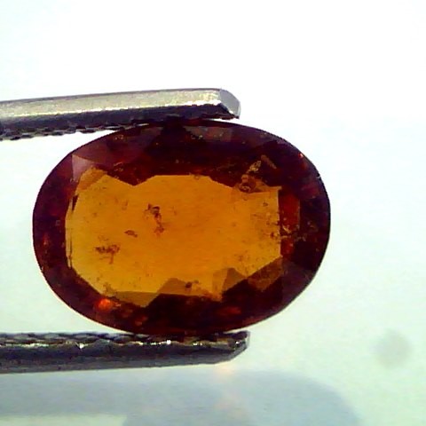 2.29 Ct Untreated Natural Ceyloni Gomedh/Hessonite Gems For Rahu