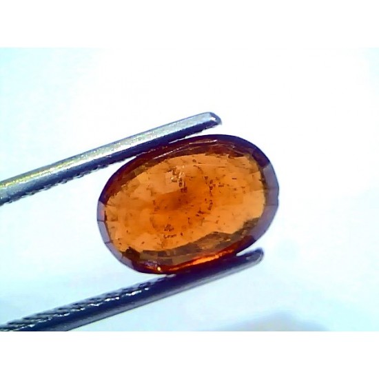 3.54 Ct Untreated Natural Ceylon Gomedh/Hessonite Gemstone