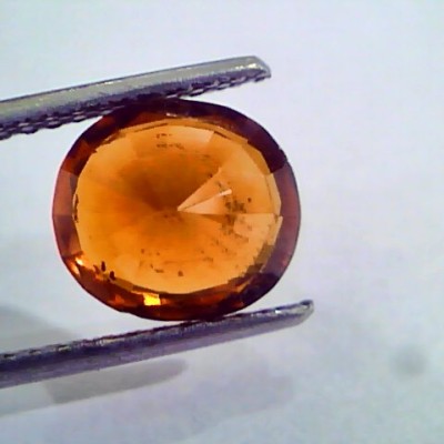 3.83 Ct Unheated Untreated Premium Natural Ceylon Gomedh/Hessonite