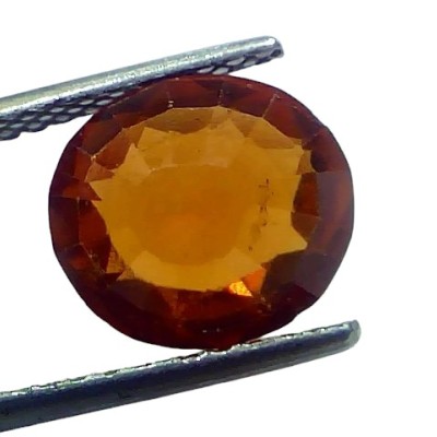 3.88 Ct Untreated Natural Ceylon Gomedh/Hessonite Gemstone For Rahu 3.88 Ct Untreated Natural Ceylon Gomedh/Hessonite Gemstone For Rahu