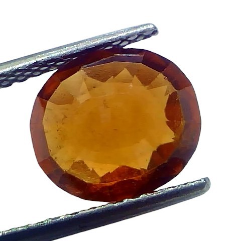 4.02 Ct Untreated Natural Ceylon Gomedh/Hessonite Gemstone For Rahu 4.02 Ct Untreated Natural Ceylon Gomedh/Hessonite Gemstone For Rahu