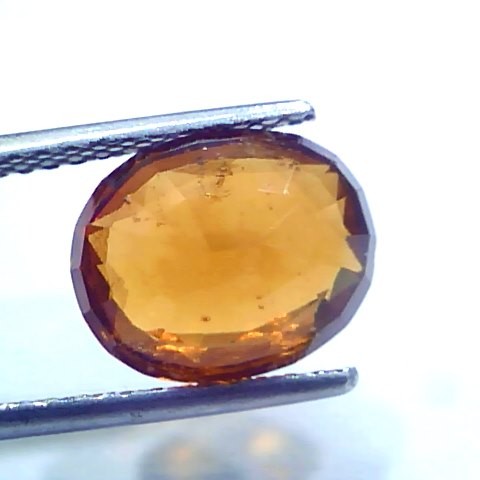 5.00 Ct Untreated Natural Ceylon Gomedh/Hessonite Gemstone