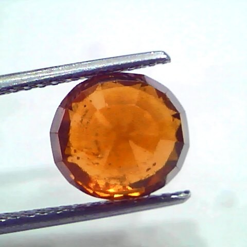 5.50 Ct Untreated Natural Ceylon Gomedh/Hessonite Gemstone
