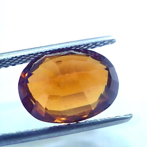 5.77 Ct Untreated Natural Ceylon Gomedh/Hessonite Gemstone