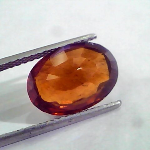 6.76 Ct Untreated Natural Ceylon Gomedh/Hessonite Gemstone