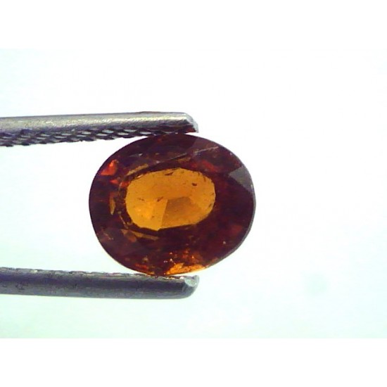 1.64 Ct Untreated Natural Ceyloni Gomedh/Hessonite Gems For Rahu