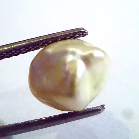 2.67 Carat Certified Natural Keshi Pearl,Certified Moti For moon
