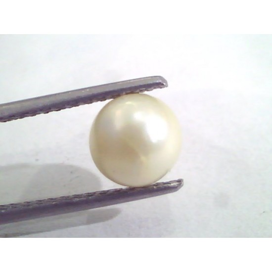 4.38 Ct Natural Certified Real South Sea Pearl,Certified Moti