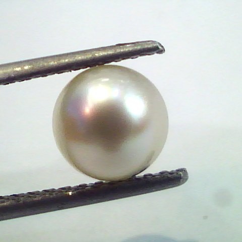 2.82 Ct,5.18 Chaw Natural Basra Pearl,Real Moti Certified *RARE*