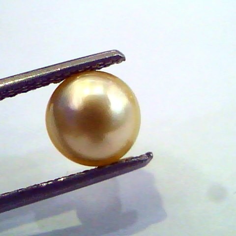 2.83 Ct 5.18 Chaw Natural Real Basra Pearl Moti Certified *RARE