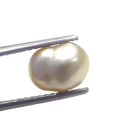 2.86 Ct Certified Natural Venunjula Real Sea Pearl Real Moti For Moon