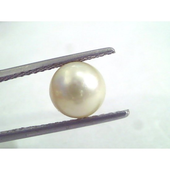 3.00 Ct Natural Certified Real South Sea Pearl,Certified Moti