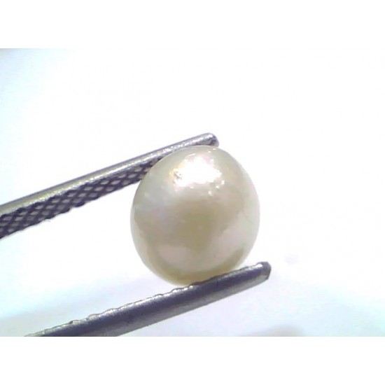 3.34 Ct Natural Certified Real South Sea Pearl Certified Moti