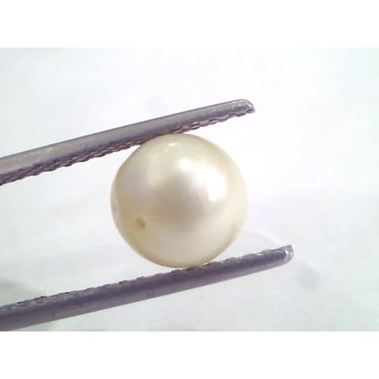 4.69 Ct Natural Certified Real South Sea Pearl,Certified Moti
