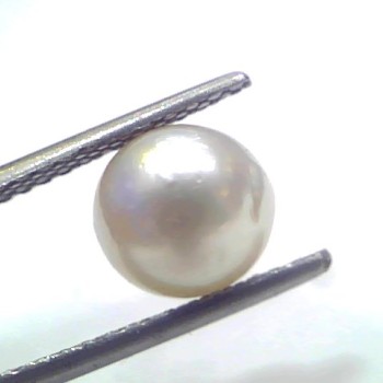 3.44 Ct Natural Certified Real South Sea Pearl Certified Moti