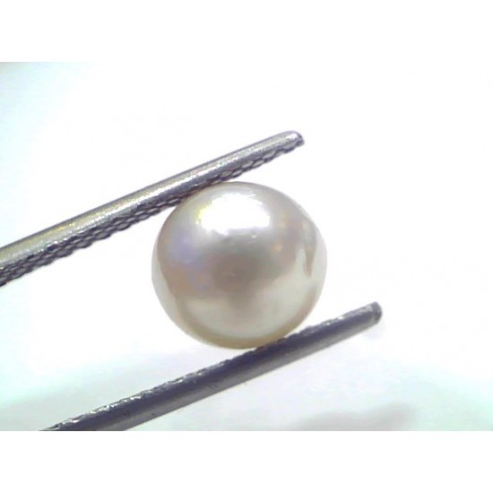3.44 Ct Natural Certified Real South Sea Pearl Certified Moti