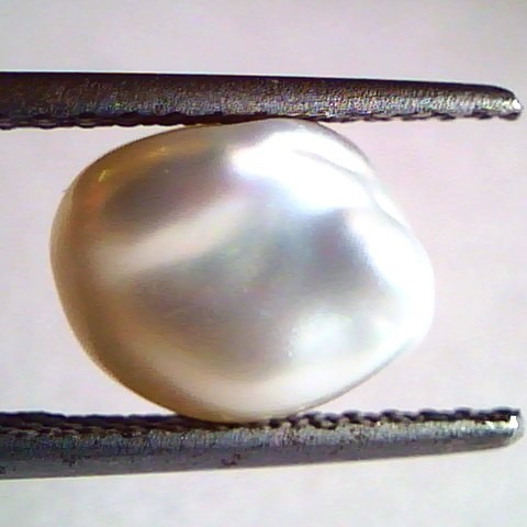 3.47 Ct Certified Natural Real Keshi Pearl,Moti for moon