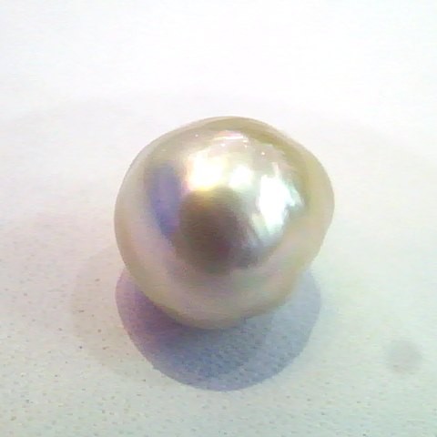 3.14 Carat Natural Certified Real South Sea Pearl,Certified Moti