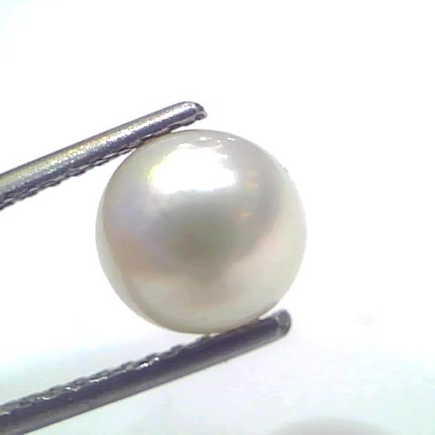 3.55 Ct Natural Certified Real South Sea Pearl Certified Moti