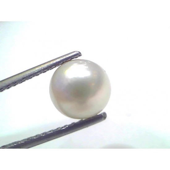 3.55 Ct Natural Certified Real South Sea Pearl Certified Moti