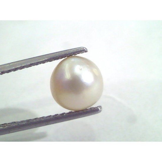 3.60 Ct Natural Certified Real South Sea Pearl,Certified Moti
