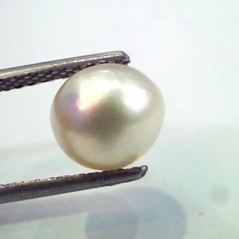 3.66 Ct,8.73 Chaw Natural Basra Pearl,Real Moti Certified *RARE*